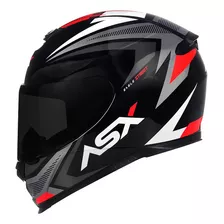 Capacete Asx Eagle Street Feminino Masculino + Viseira Fumê Cor Grafite Tamanho Do Capacete 62/xl