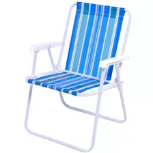 Cadeira Praia E Piscina Mor Polietileno Aço - Ref 2002