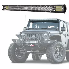 Barra De 144 Led Automotivo 432w 80cm Farol Jeep Off Road