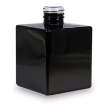 Frasco Cubo Volterra Preto 250ml - 28/410