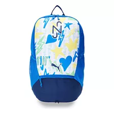 Mochila Masculina E Feminina Neymar Jr Backpack Azul/branca Puma