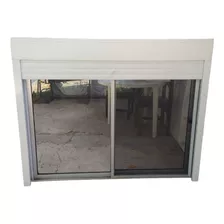 Ventana De Aluminio Con Cortina De 150x100