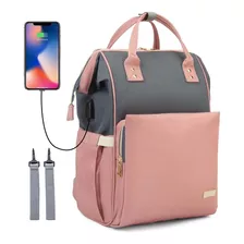 Mochila Maternidade Lequeen Bolsa Bebê Mamãe Multifuncional