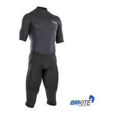 Ion - Wetsuit Masculino Overknee Element Mg Curta 3/2 Preto