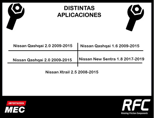 Disco De Freno + Pastillas Nissan Qashqai 1.6 2009-2015 Foto 2