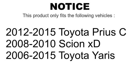 Amortiguador Trasero 78-5624 Para Toyota Yaris Prius C Scion Foto 3