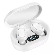 Auriculares In Ear Inalambrico E7s Bluetooth 5.3 Tws Blanco