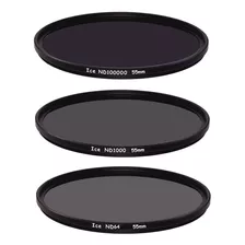 Ice Extreme Nd Filter Set 55 Mm Nd100000 Nd1000 Nd64 De...