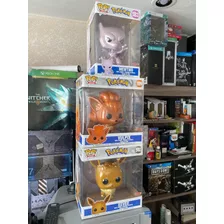 3 Funko Pop Pokemon Mewtwo+ Vulpix+ Eevee!!10 Pulgadas Gdes