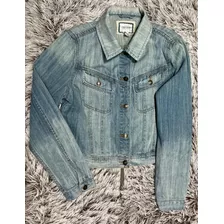 Chamarra De Mezclilla Azul Forever 21 Para Mujer Talla L