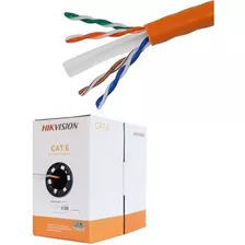 Cable Utp Hikvision 305 Mts Cat6 100% Cobre Original 