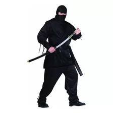 Rg Disfraces Ninja Para Hombre, Talla Extragrande, Color Neg