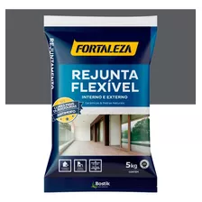 Rejunte Flexível Para Pisos E Azulejos Grafite 5kg