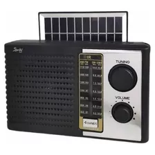Radio Portatil Fm/am/sw 4 Bandas R-092bts Panel Solar