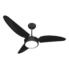 Ventilador De Teto Ventex Laura Led 18w 6500k Pás Policarbon Cor Das Pás Preto/preto Voltagem 220v