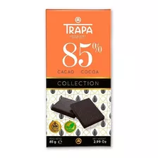 Chocolate Trapa Collection 85 % Cacao Sin Gluten Vegan