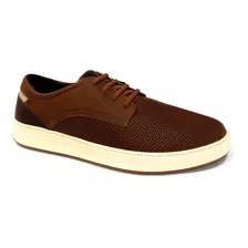 Zapatillas Hombre Freeway Mid 100% Cuero Cordón Elástico