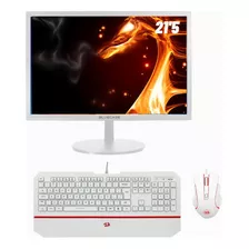 Kit Monitor 21,5 + Teclado E Mouse C/ Fio Redragon