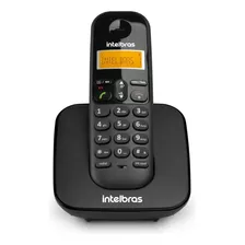 Telefone Sem Fio Intelbras Ts 3110 Preto Visor Luminoso Com Identificação De Chamadas