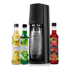 Kit Máquina Para Gaseificar Água Sodastream Terra+3 Dilutes