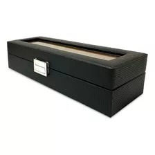 Caja Estuche Organizador De 6 Relojes De Lujo