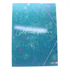 Carpeta 3 Solapas N5 Elastico Aesthetic Flor Pastel Blossom