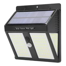 Lámpara Solar 146 Leds Exterior Sensor Movimiento Impermeable Pared Jardin 