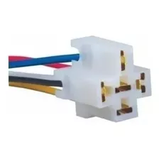 Kit 5 Tomadas Chicote Soquete Conector Plug Porta Relê