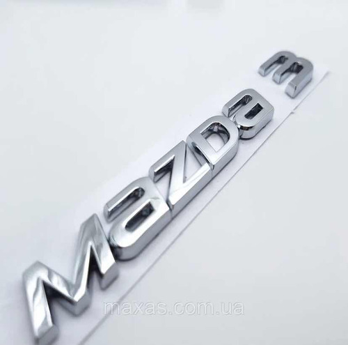 Emblema Mazda 3 Cromado Foto 3