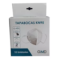 10 Tapabocas Kn95, 5 Capas, Certificado