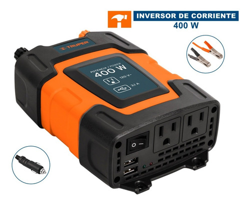 Inversor De Corriente 400 W Truper 10449