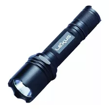 Linterna Lexus Tactica Led Cree Recargable 1300 Lumen T-90 Color De La Linterna Negro Color De La Luz Blanca