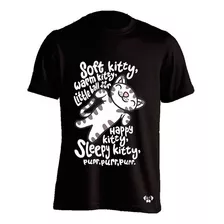 Sarcasmo Playera Soft Kitty Sheldon Impresión Dtg