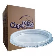 Tampa P/pote 100/150 Copo 150/180/200 C/2000 Copoplast T-100 Cor Transparente