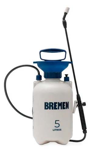 Pulverizador Manual De 5 Litros Bremen 8327 Blanco