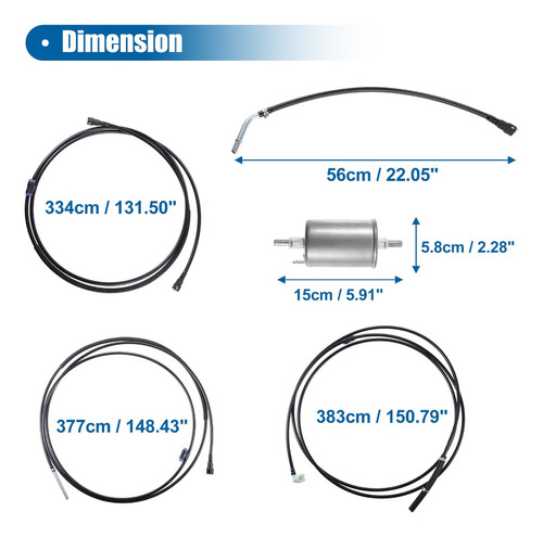 Manguera De Combustible Para Chevrolet Silverado Gmc Sierra, Foto 3