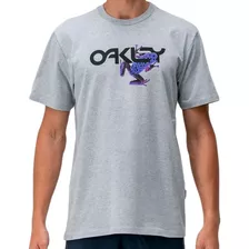 Camiseta Oakley Frog Original - Cinza