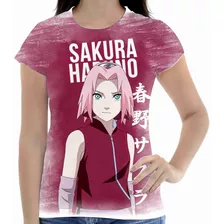 D1 Camiseta Personalizada Anime Naruto Sakura Haruno Hd 01