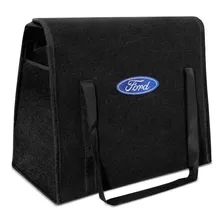 Bolsa Organizadora Universal Logo Ford Carpete Preto 20l