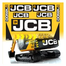  Adesivos Compatível Escavadeira Hidráulica Jcb Js200 Lc