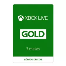 Xbox Live Gold 3 Meses Codigo