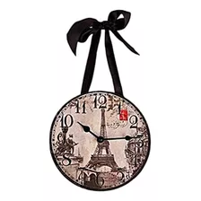 1 X Reloj De Pared Torre Pariseiffel Imagenes Vintage Por D
