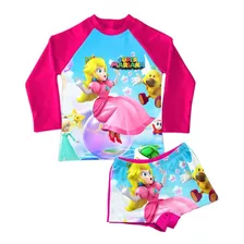 Conjunto De Traje De Baño Niño Luigi Super Mario Bros