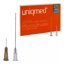 Microcânula/cânula 27g X 40mm C/ Agulha Auxiliar 26g - Unid.