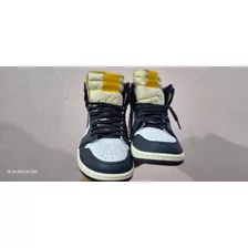 Tênis Nike Air Jordan 1 Volt Gold N° 42