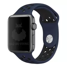 Pulseira Silicone Esportiva Furos Compatível Com Apple Watch