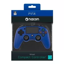 Mando Ps4 Controller Nacon Wired Compact Blue