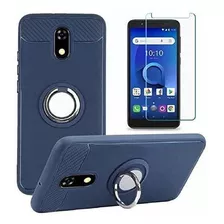 Funda, Estuche Para Celul Tracfone Blu View 2 Funda Con Prot