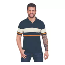 Playera Hombre Azul Tipo Polo 906-22