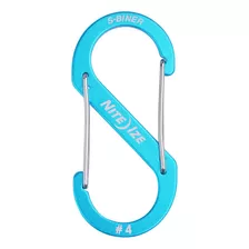 Mosquetón S-biner® Aluminum Dual Carabiner #4 Nite Ize Azul